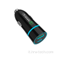 Porta USB A/C per mini caricabatteria da auto veloce